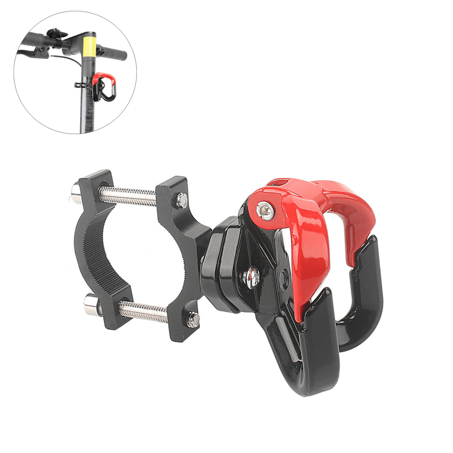 BIKIGHT Bike Front Hook Metal Bicycle Hanging Bag Double Hooks Claw for Xiaomi Electric Scooter M365 Pro Universal - MRSLM
