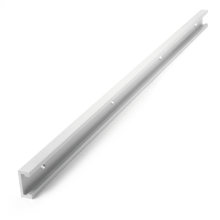 600Mm Silver Aluminium Alloy T-Tracks Miter Track Jig Fixture for Router Tools Kit - MRSLM