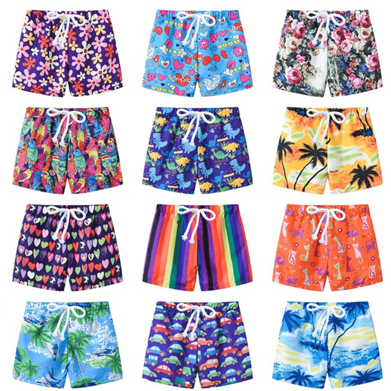 Children'S Beach Pants Spring and Summer Pants Children'S Fashion Casual Shorts - MRSLM