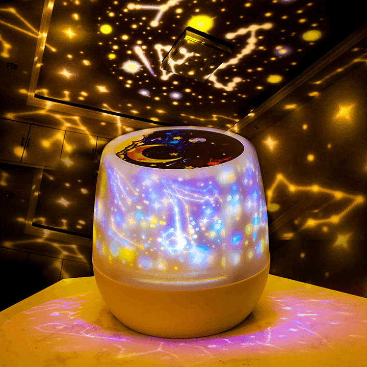 Romantic Starry Night Sky Projector Lamp Cosmos Star LED Light Universe Kid Gift - MRSLM