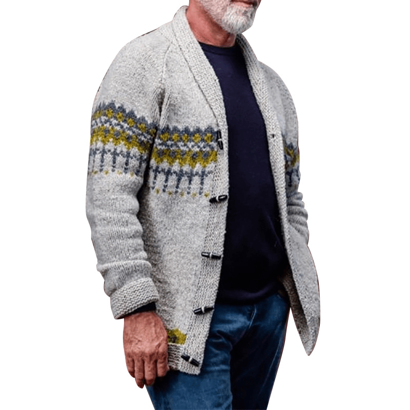Casual Loose Cardigan Sweater Jacket Man - MRSLM