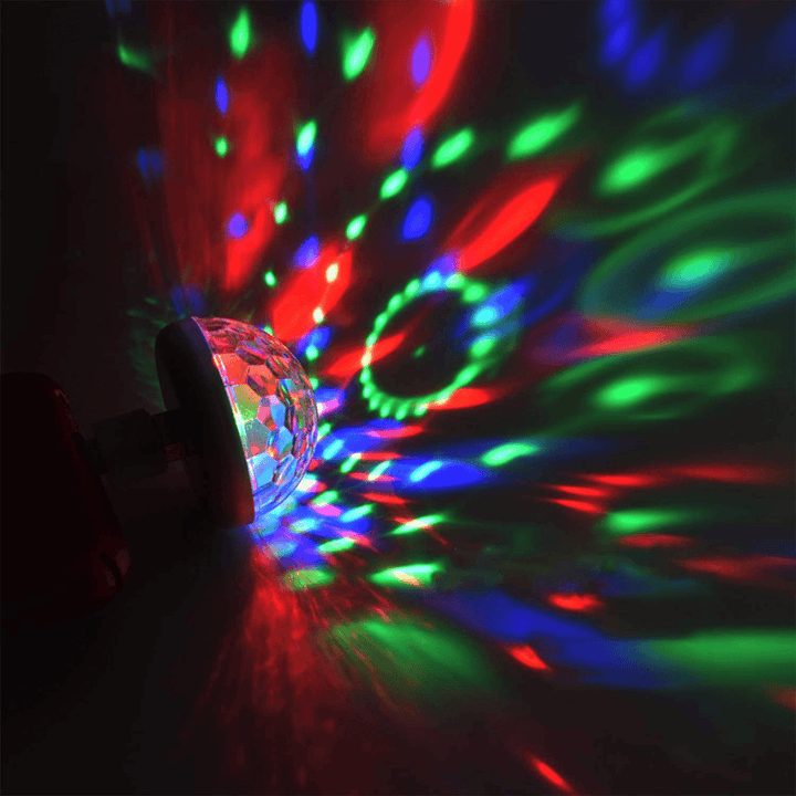 Sound Activated USB Mini Disco Light Rekeen USB Party Light DJ LED Lamps for Home Room Party Birthday DJ Bar Karaoke Xmas Wedding Show - MRSLM