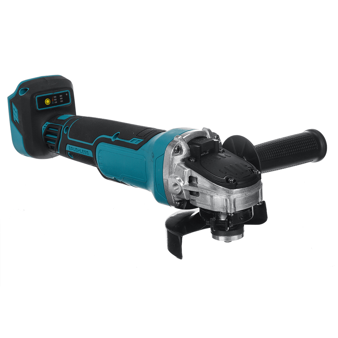 Drillpro 388VF 100Mm/125Mm Brushless Angle Grinder Rechargeable Electric Cutting Grinding Tool W/ 1/2 Battery - MRSLM