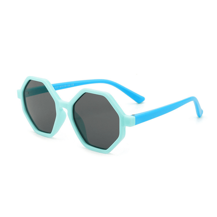 Polygon Children'S Sunglasses Simple Candy Color Polarized Silicone Glasses - MRSLM