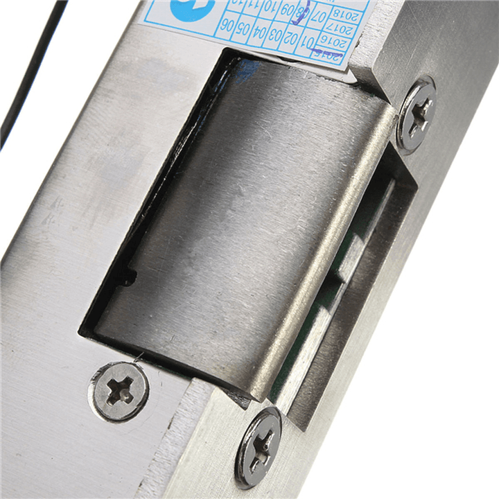 Door Electric Strike Lock Fail Safe NO Narrow-Type Electronic Control 12V DC - MRSLM