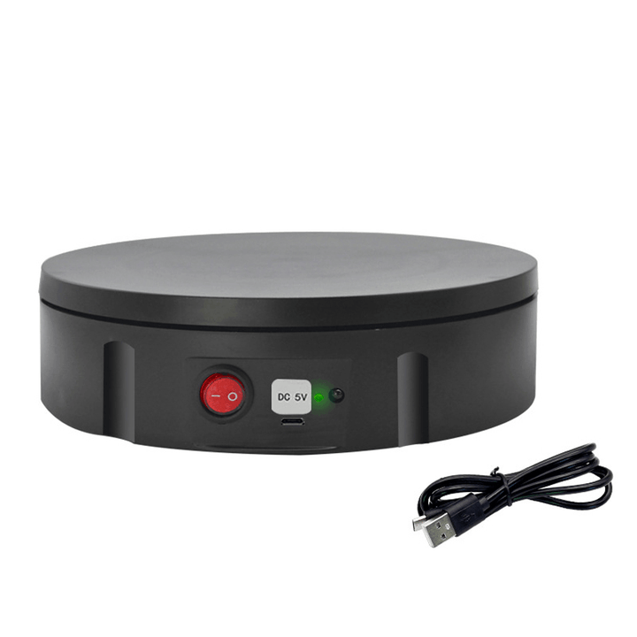 22Cm Diameter Electric Display Stand Intelligent Remote Control Rotating Table Live Shooting and Display Automatic Rotating Disk - MRSLM