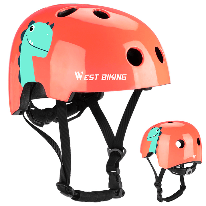 WEST BIKING Children'S Bicycle Helmet Cycling Safety Caps EPS Durable Acooter Balance Bike Helmet Protection Equipment Children'S Gifts - MRSLM