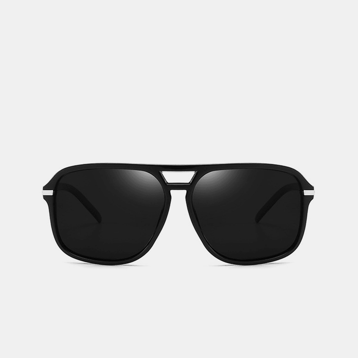 Fashion Men'S Sunglasses Retro Large Frame Polarized Sunglasses for Outdoor Driving Travel - MRSLM