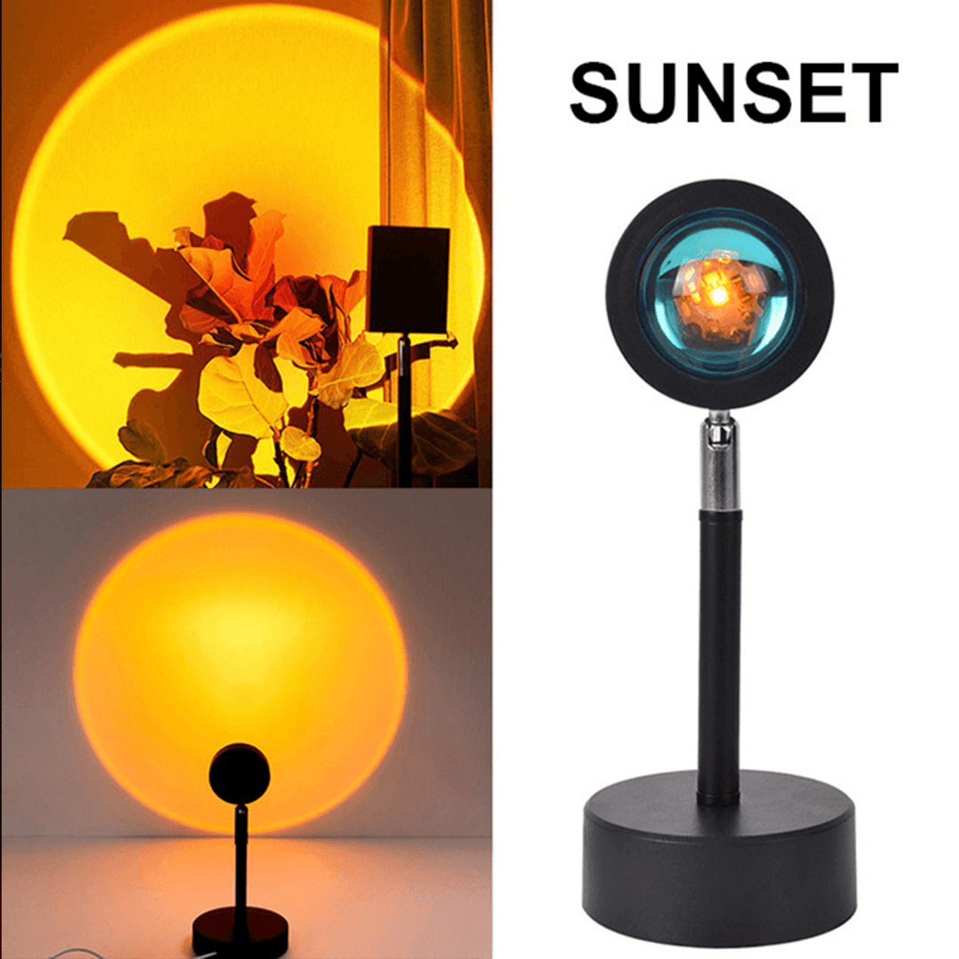 Sunset Lamp Table Lamp Sun Never Sets Projector Light Dovio Sunset Atmosphere Light Mandalaki Bedroom - MRSLM