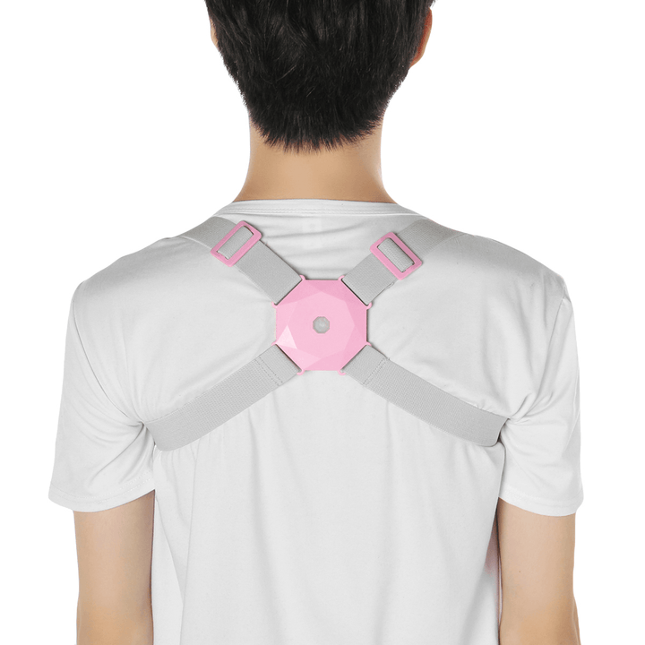 Unisex Adjustable Intelligent Posture Trainer Smart Posture Corrector Upper Back Brace Clavicle Support for Men and Women Pain Relief - MRSLM
