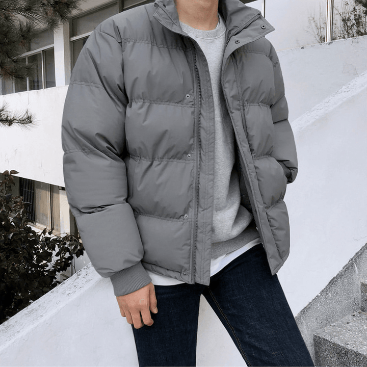 All-Match Winter Casual Men'S Thick Cotton Jacket - MRSLM