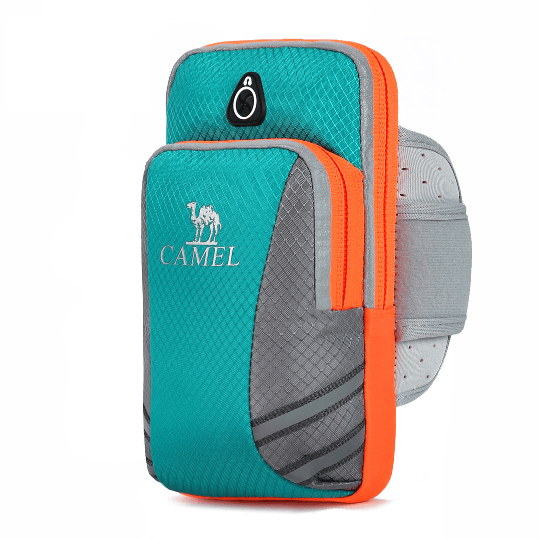 CAMEL 0.5L Armband Phone Bag Sports Jogging Fitness Phone Holder Arm Belt Bag - MRSLM