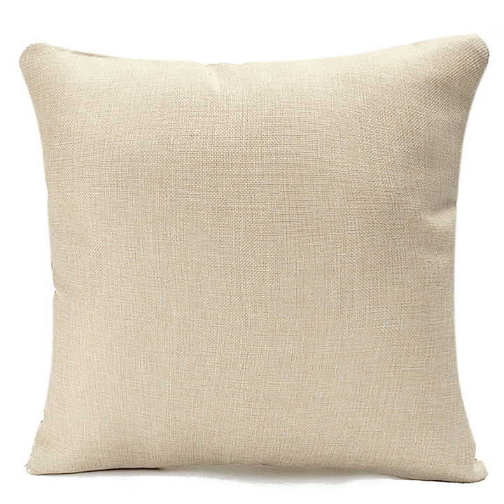 Square Rectangle Cotton Linen Short Pile Fabic Pillow Case Cushion Cover Home Decor - MRSLM