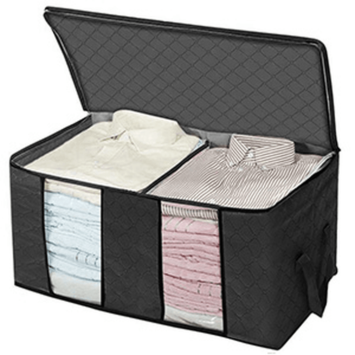 KING DO WAY 4 Pack Clothes Storage Bag Large Capacity Closet Organizer Home Outdoor Travel - MRSLM