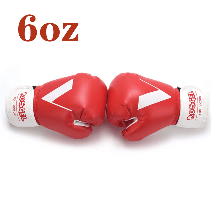 KALOAD 4-8Oz Kick Boxing Gloves for Kids Karate Muay Thai Guantes Free Fight MMA Training Boxing Glove Equipment - MRSLM