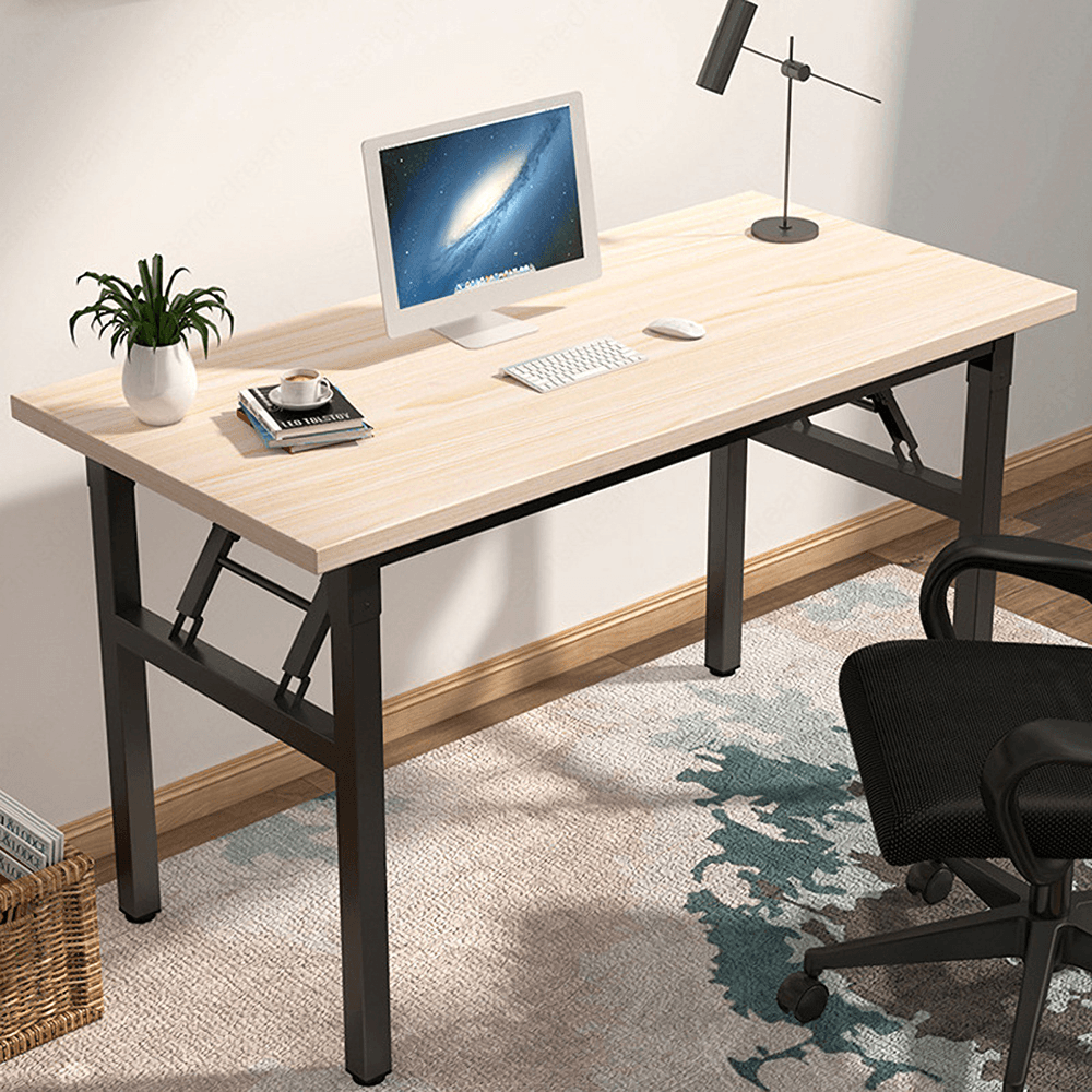Foldable Computer Desk Student Writing Study Table Office Workstation Home Laptop Desk Game Table - MRSLM