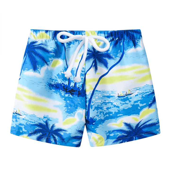 Children'S Beach Pants Spring and Summer Pants Children'S Fashion Casual Shorts - MRSLM