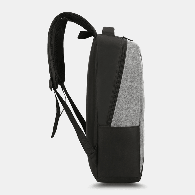 3Pcs Men Oxford Wear Resistant Breathable Patchwork Large Capacity Casual Backpack Chest Bag Crossbody Bag - MRSLM