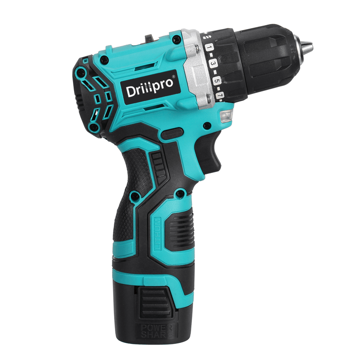 Drillpro 16.8V Brushless Electric Drill Driver Portable Rechargeable Screwdriver Power Tool W/ 1/2 Battery - MRSLM