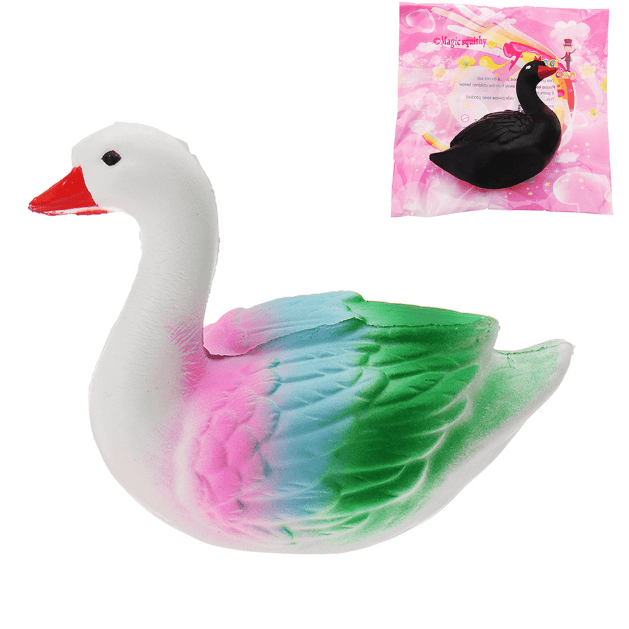 Swan Squishy 8CM Slow Rising with Packaging Collection Gift Soft Toy - MRSLM