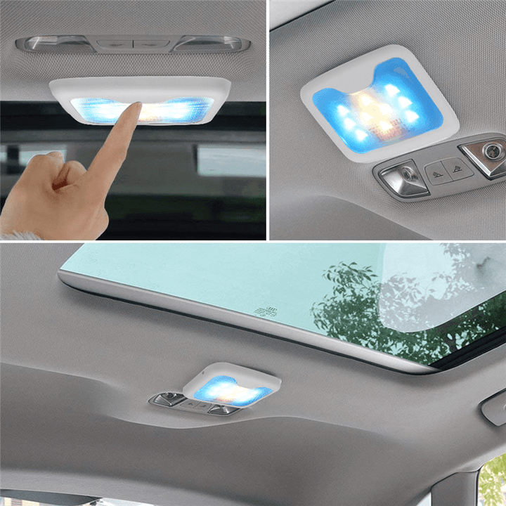 Universal Car Interior USB LED Roof Light Dimmable Trunk Ceiling Dome Reading Lamp DC5V - MRSLM
