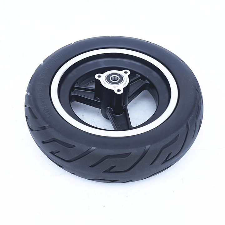 10 Inch 10X2.70-6.5 Electric Scooter Vacuum Tire Set with Disc Brake Inflation Free Solid Tire Scooters Wheels Accessories - MRSLM