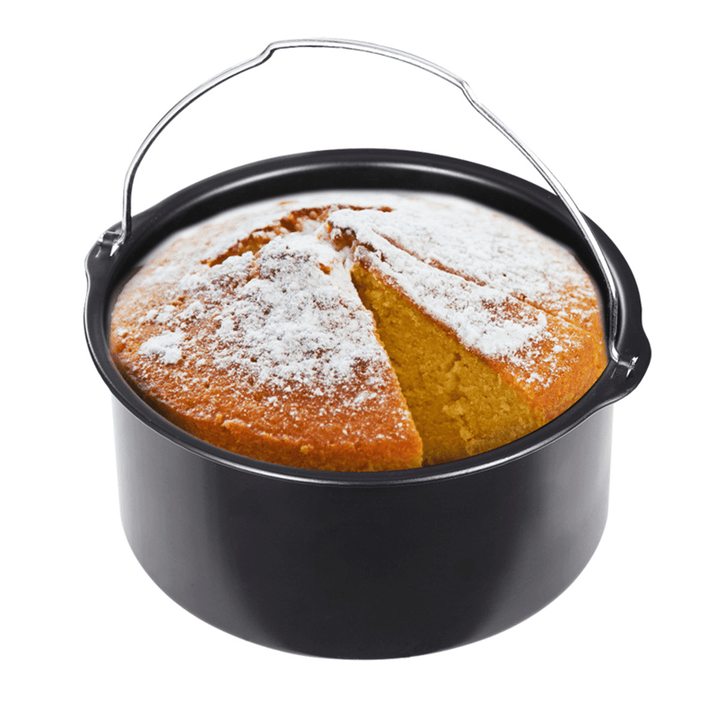 1.8L Air Fryer Bread Baking Basket Cake Pan Hot Air Oven Accessories - MRSLM