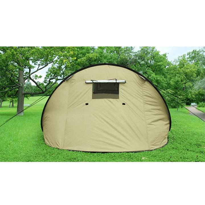 Outdoor 3-4 Persons Camping Tent Automatic Open Waterproof Single Layer Sunshade Canopy - MRSLM