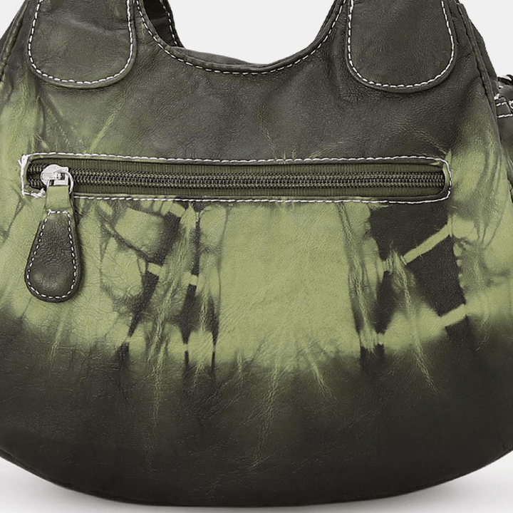 Women Gradient Soft Faux Leather Shoulder Bag Crossbody Bag Handbag - MRSLM