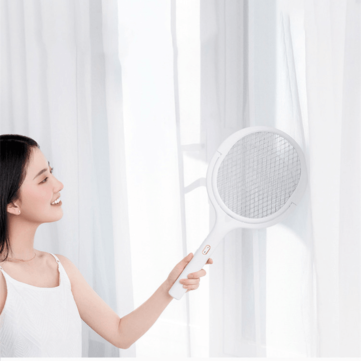 Five-In-One Mosquito Swatter Angle Adjustable Mosquito Killer USB Rechargeable Mosquito Fly Bat - MRSLM
