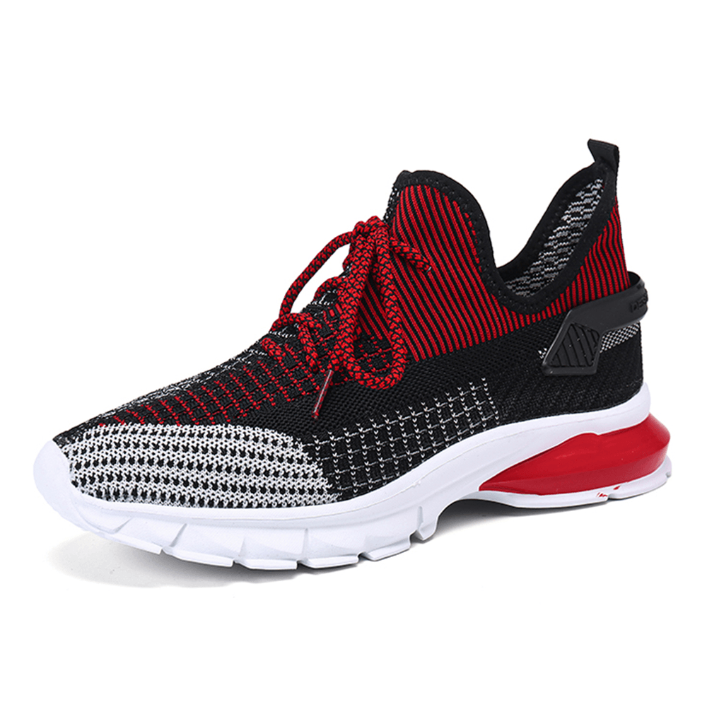 Women Large Size Mesh Knitted Breathable Running Shoes - MRSLM