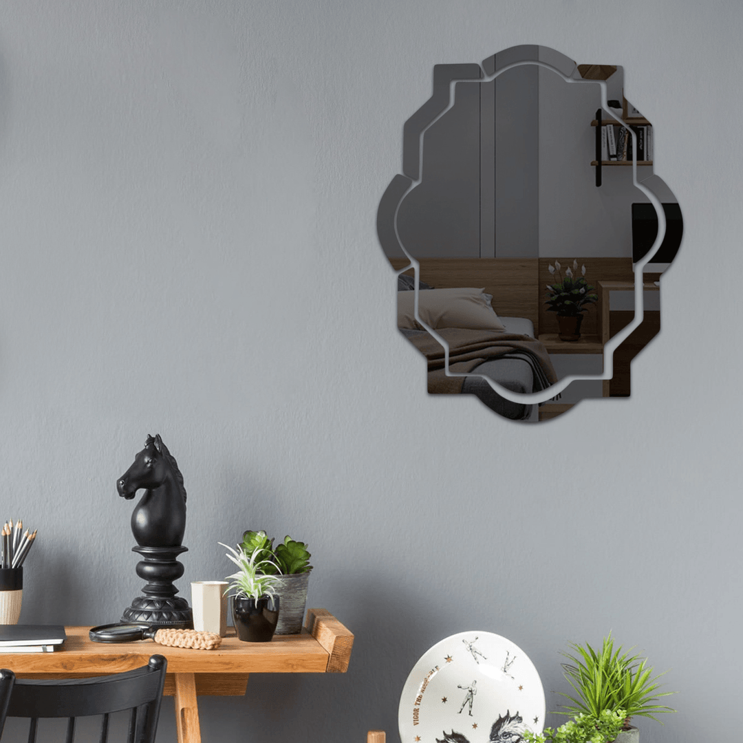3D Acrylic Mirror Wall Sticker DIY Mural Home Bedroom Wall Decoration - MRSLM