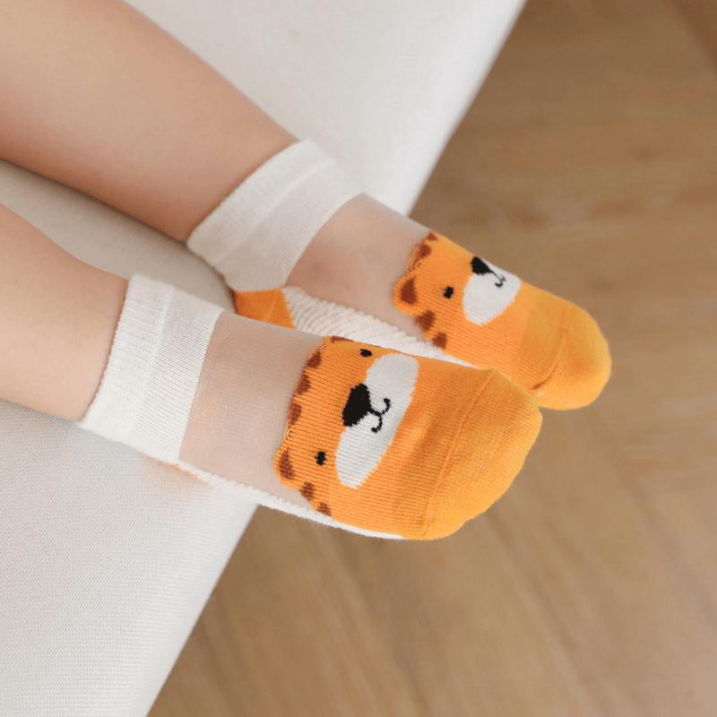5 Pairs of Children Socks-Cute Animals - MRSLM