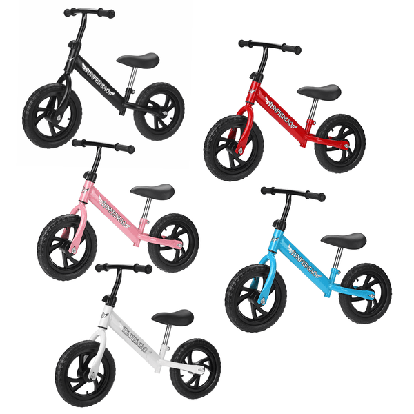 12Inch Kids Toddler Children Balance Bike Beginner Rider Training Bicycle for Girl Boys 2-6 Years Old Chirstmas Gift - MRSLM