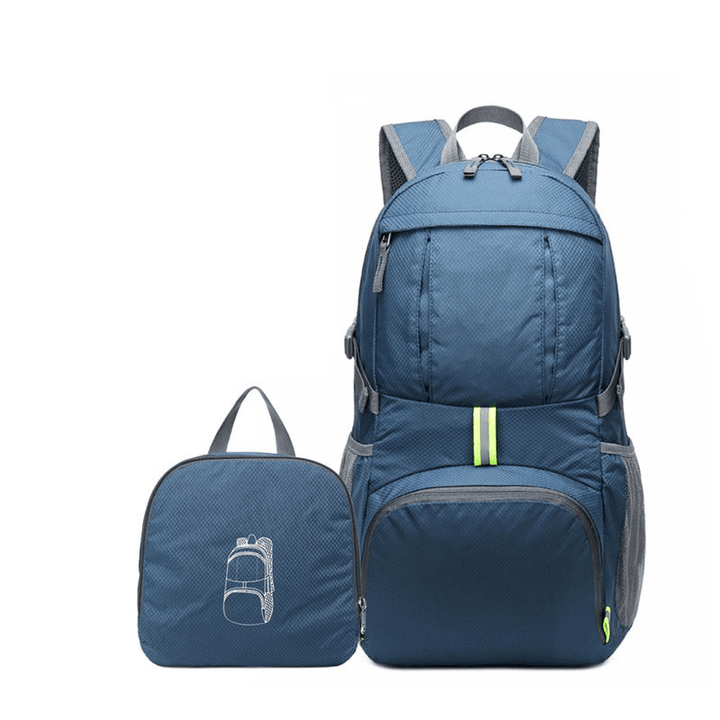 Ipree® Shoulder Bag Folding Storage Lightweight Packable Durable Outdoor Travel Hiking Backpack Daypack - MRSLM
