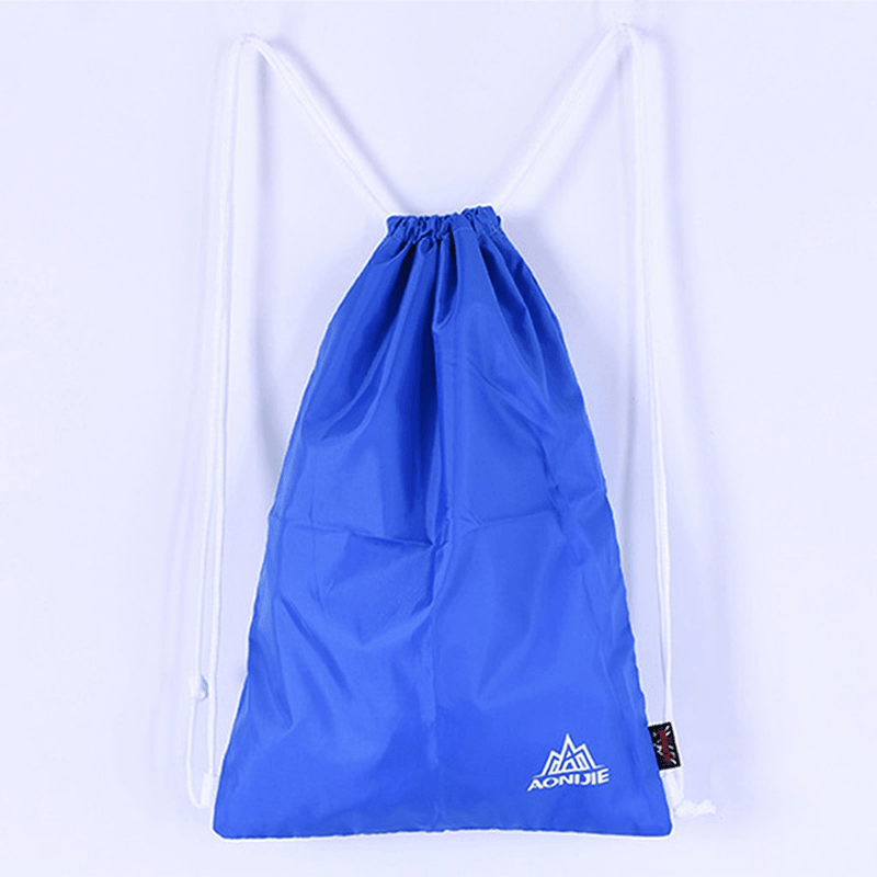 AONIJIE Outdoor Sports Drawstring Backpack Unisex Ultralight Climbing Bag Pack Folding Pouch - MRSLM