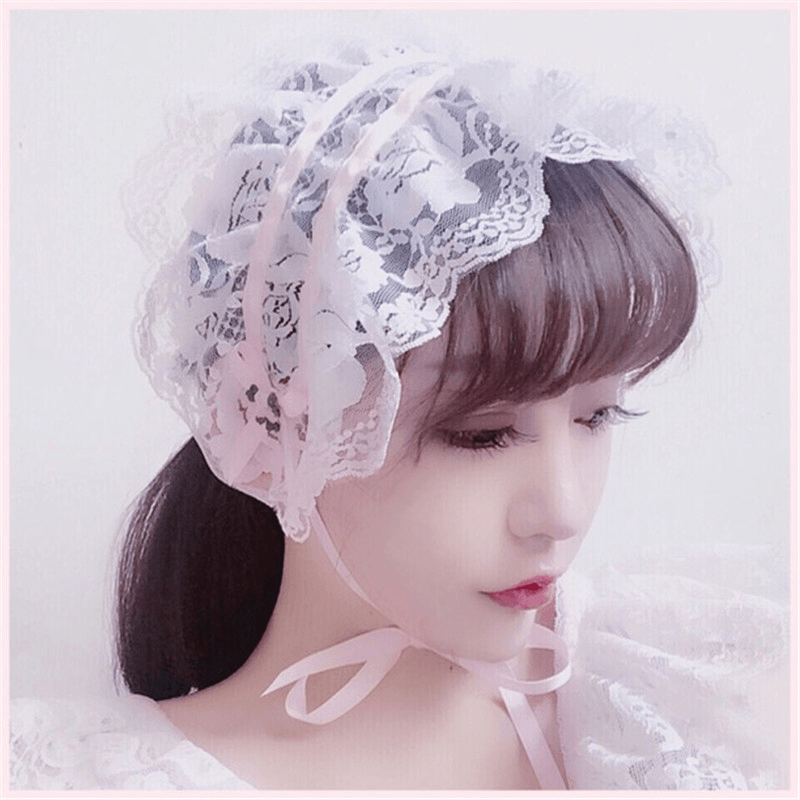 Hand-Made Retro Girly Doll Lace Headband - MRSLM
