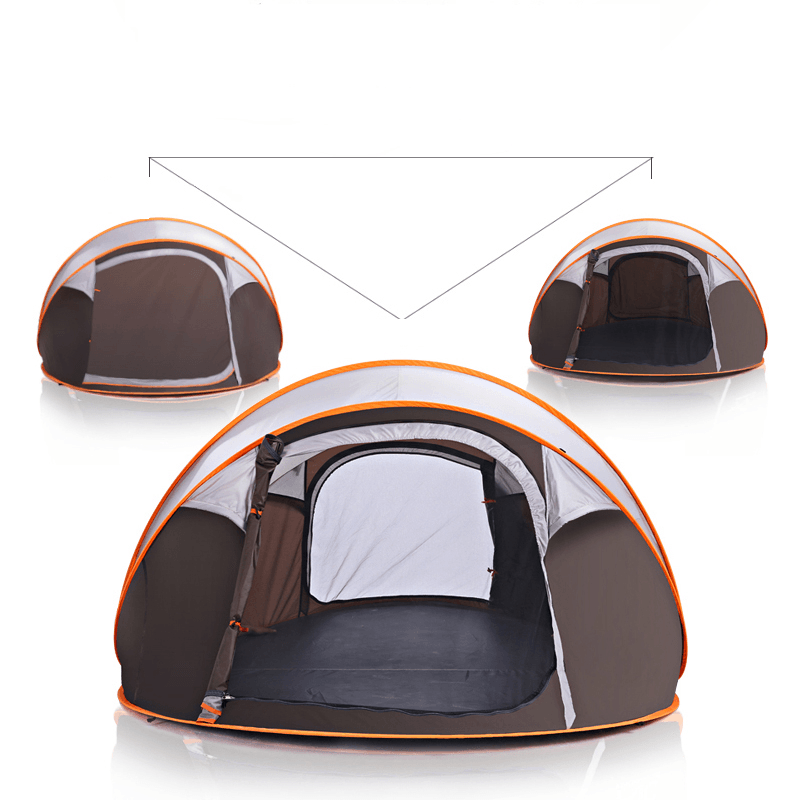 Ipree® 5-8 Person Camping Tent Automatic Setup 3-In-1 Waterproof UV Resistance Large Tent Sun Shelters for Outdoor Camping Family Travel - MRSLM