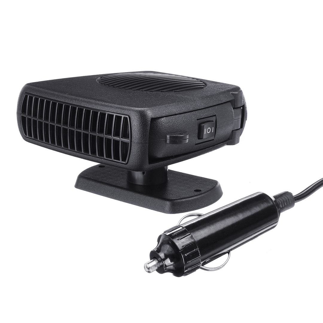 300W 12V/24V DC Portable Car Electric Heater Heating Cooling Fan Windscreen Defroster Demister - MRSLM