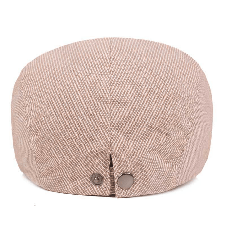 Men Cotton Double-Sided Adjustable Painter Beret Hat - MRSLM