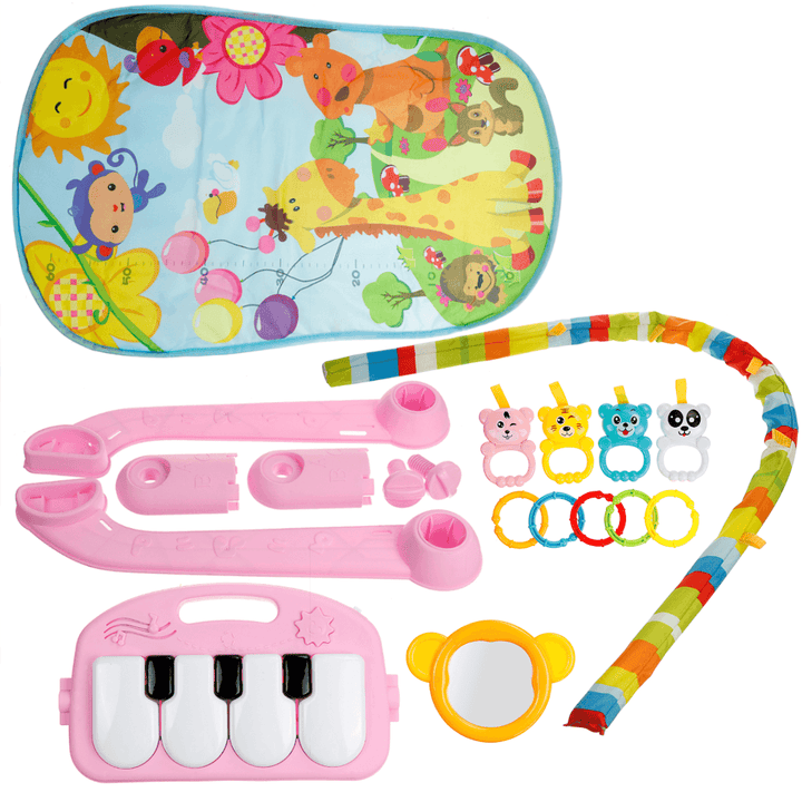 Baby Music Play Mat Kids Fitness Piano Lay Pad Children Amusement Park for 0-2 Years Old - MRSLM