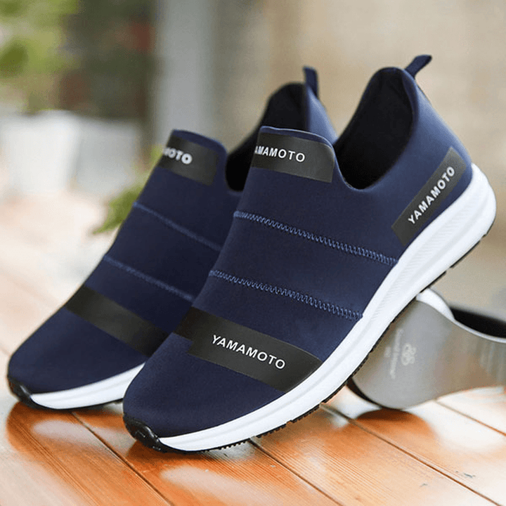 Men Breathable Slip on Soft Loafers Casual Sneakers - MRSLM