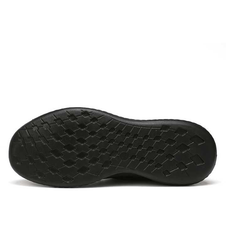Men Waterproof Cloth Lightweight Plush Warm Soft Wearable Sole Snow Ankle Boots - MRSLM