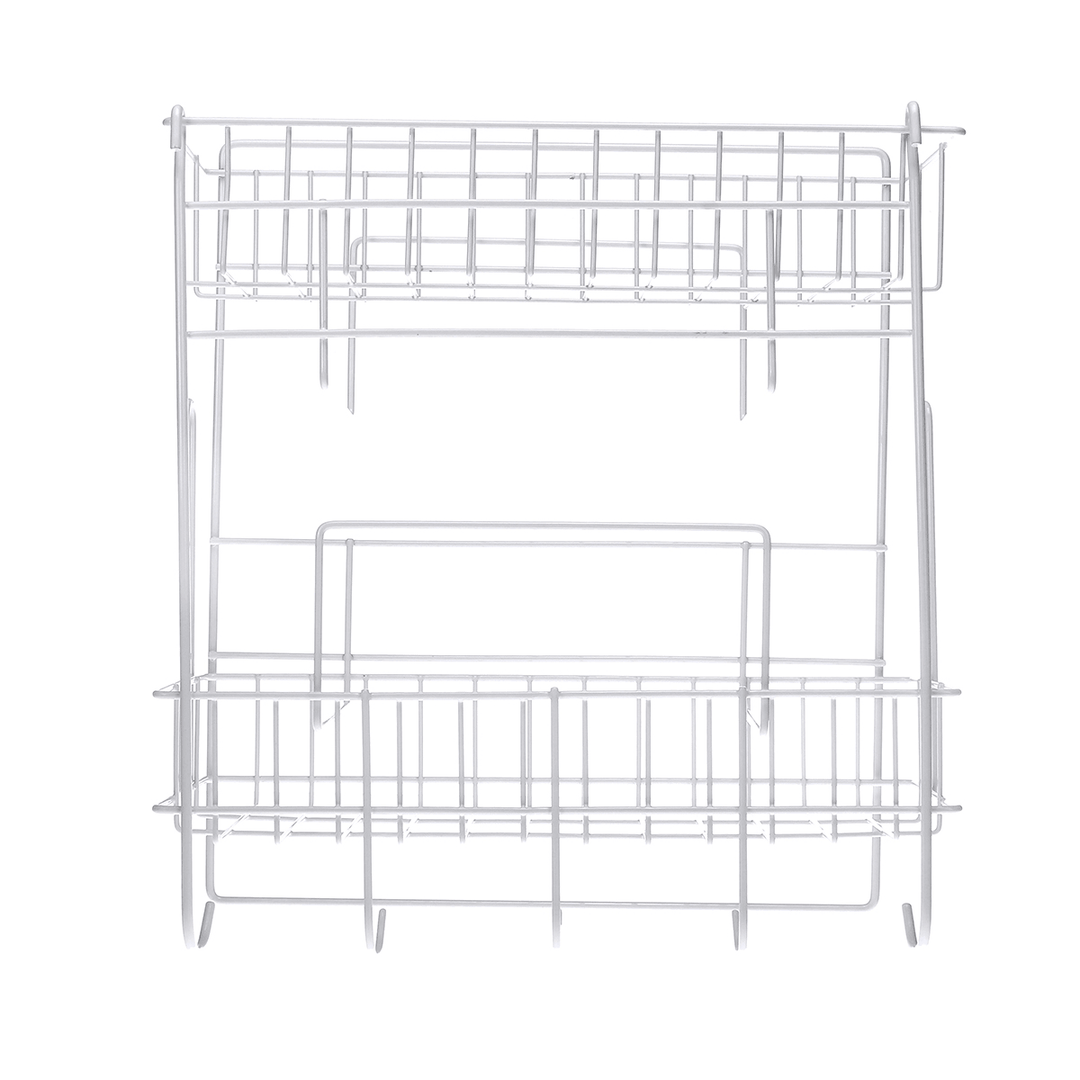 Five Tiers Steel over Sink Dish Drying Rack Storage Multifunctional Arrangement for Kitchen Counter - MRSLM