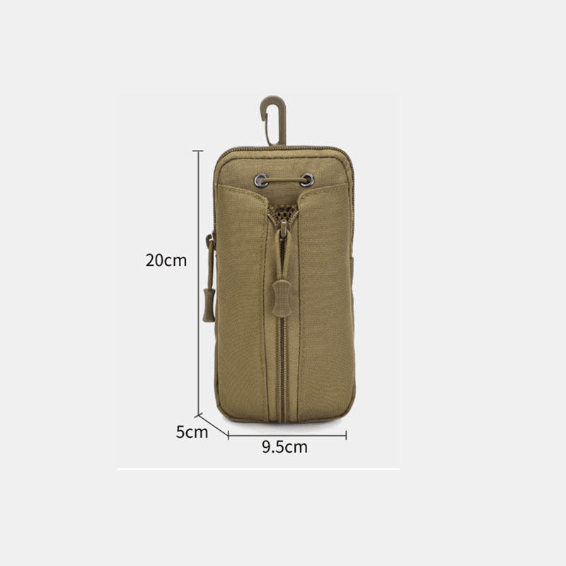Men Water Bottle Bag Outdoor Sports Bag Tactical Bag Waist Bag Fanny Pack - MRSLM