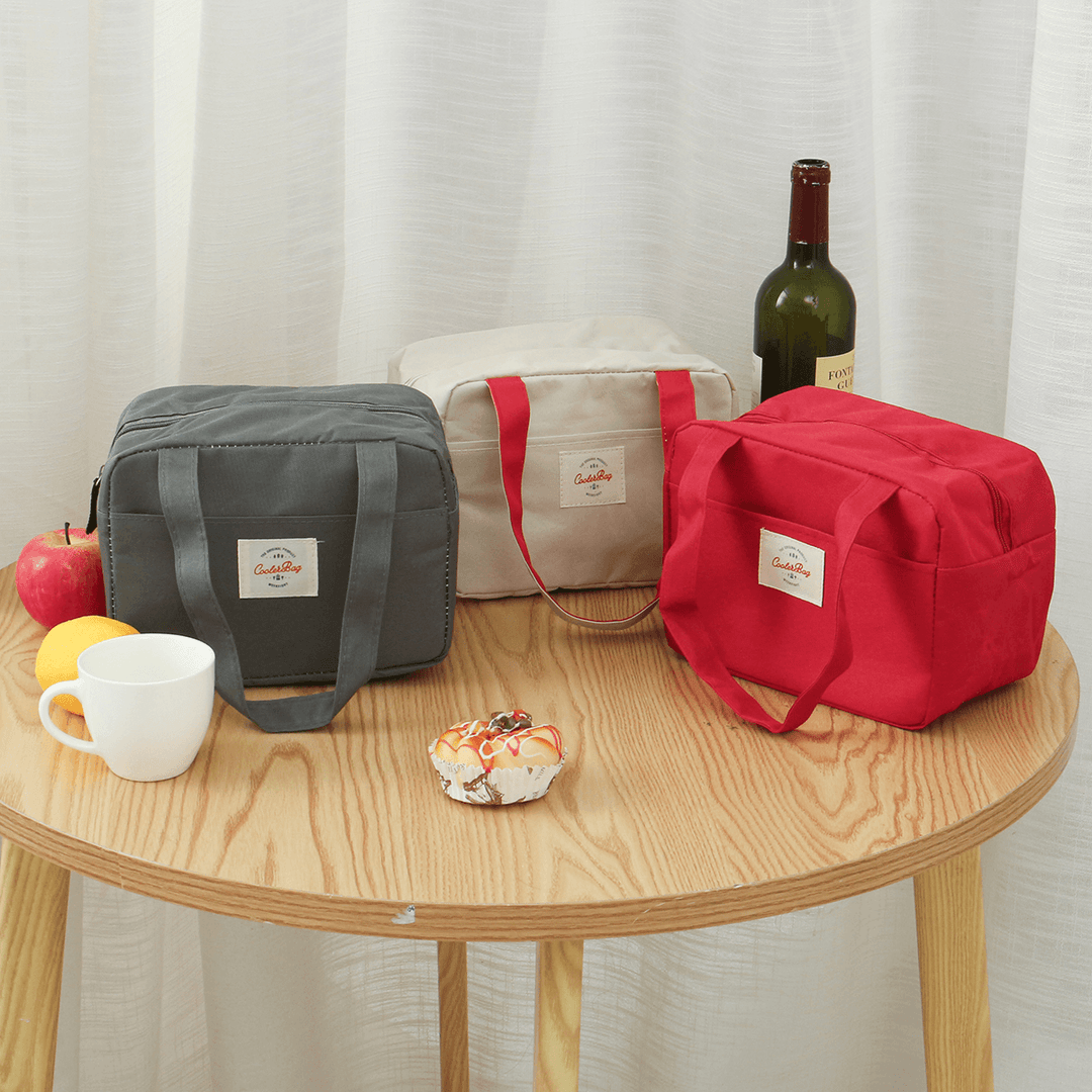 Tote Family Travel Picnic Drink Fruit Food Fresh Thermal Insulated Women Men Bento Lunch Box Bag - MRSLM