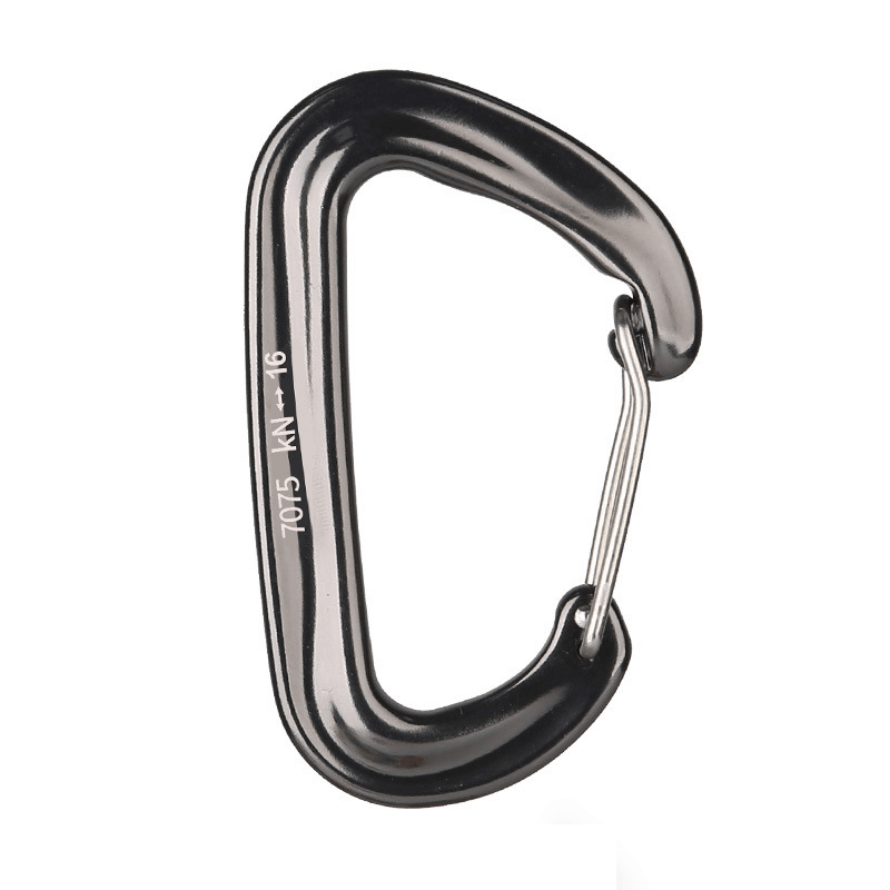XINDA 16KN Aluminum Carabiner Climbing Keychain Outdoor Snap Clip Lock Buckle - MRSLM