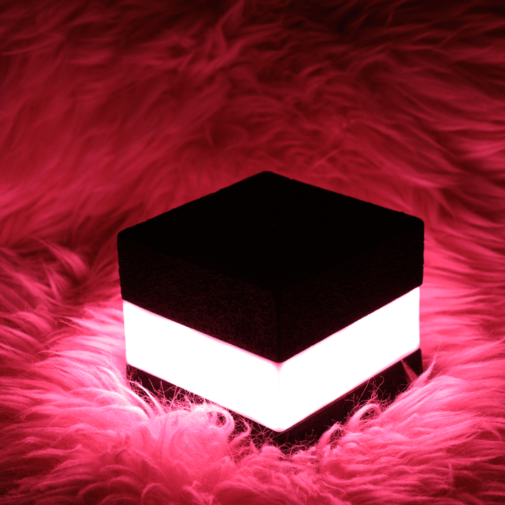 LED Cube Night Light USB Rechargeable Touch Night Light Bar Cafe Restaurant Decoration Atmosphere Light - MRSLM