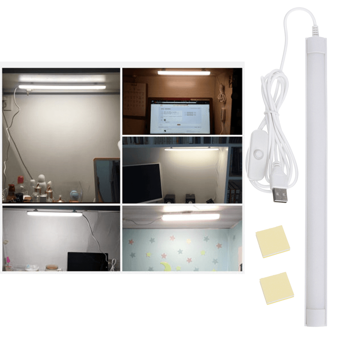 USB LED Table Lamp Bathroom Mirror Wall Night Light & Switch School Kids Bedside - MRSLM