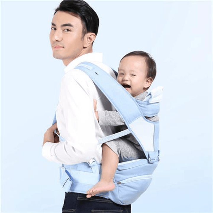 Xiaoyang Multi-Funcional Baby Carriers Hip Seat 360 Grau Ergonomic Spine Protection Mochila Kangaroo Rucksack Hip Seat Stools from Xiaomi Youpin - MRSLM